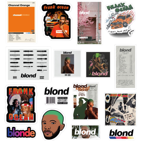 16 stickers Frank ocean Pack 2