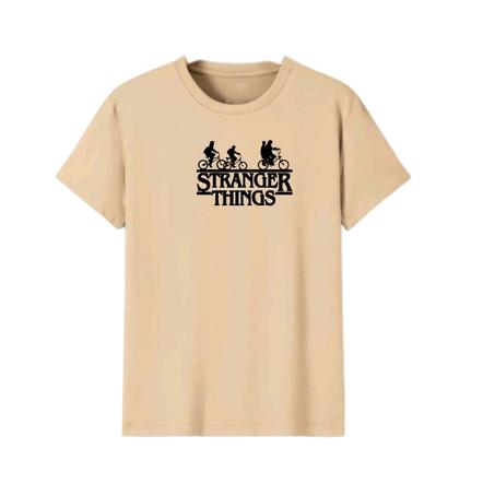 T-shirt Stranger Things Black Logo