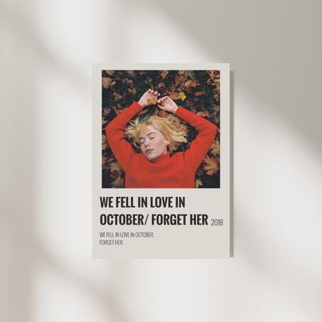 Poster We Fell In Love In October