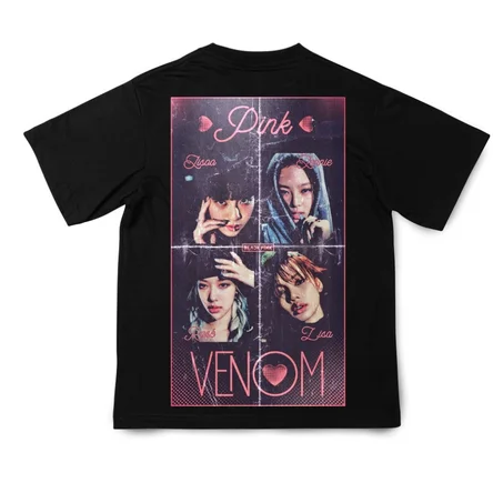T-shirt Black Pink