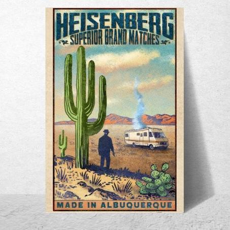 Poster Breaking bad " Heisenberg"