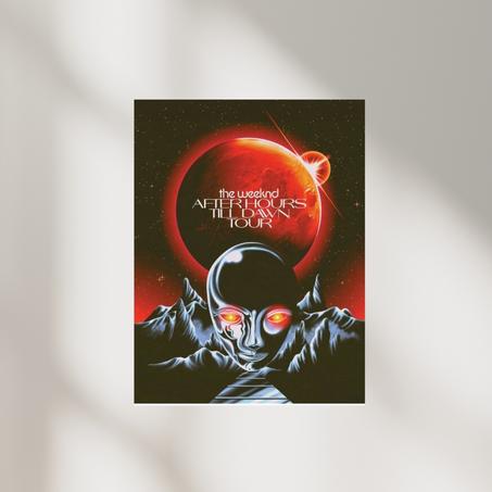Poster The Weeknd "After Hours til Dawn"