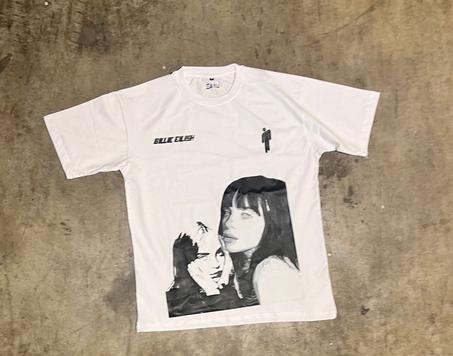 Tshirt Billie eilish "designe blanc et noir"