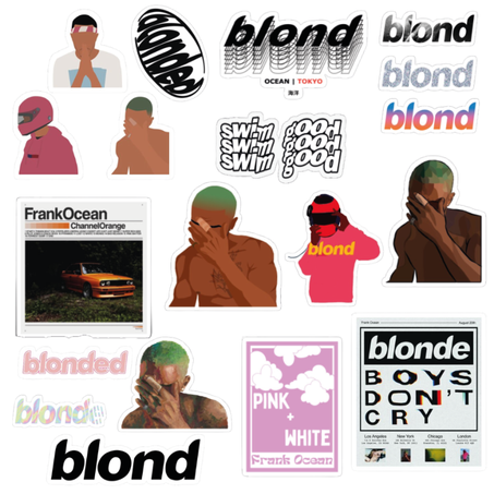 19 sticker Frank ocean Pack 3