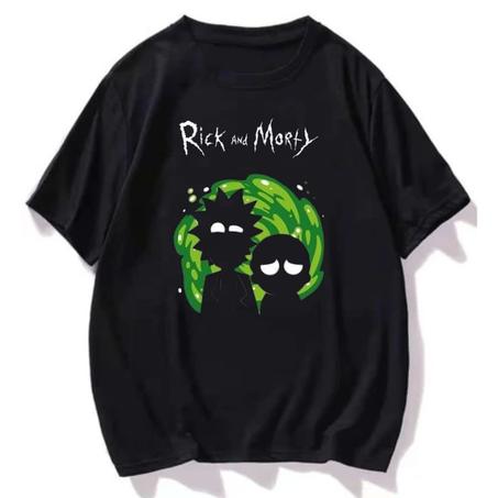 T-shirt Rick and Morty green Caracter 2