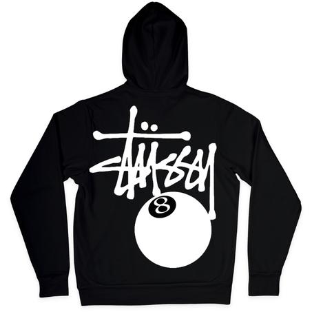 Hoodie "Stussy 8 Ball Black "