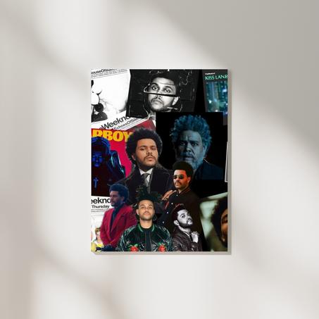 Poster The Weeknd "Collage Background"