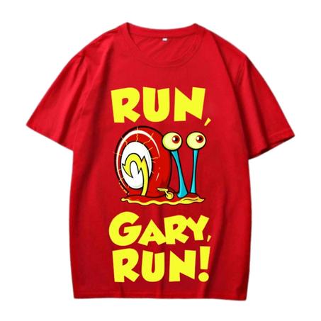 Tshirt Sponge Bob " Run Garry Run "