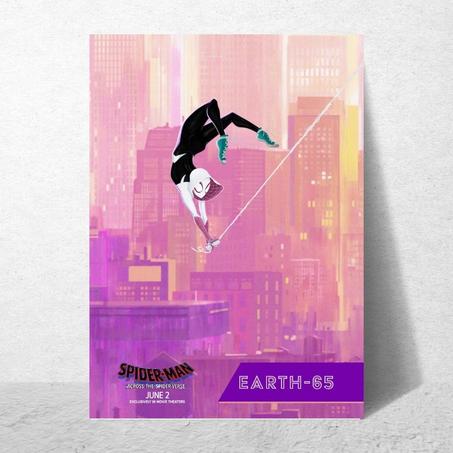 Poster Spiderman across the spider verse