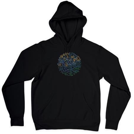 Hoodie La Nuit étoilée "forme cercle"