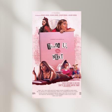 Poster Ariana Grande " Thank you , Next "