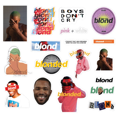 18 stickers Frank ocean Pack 1