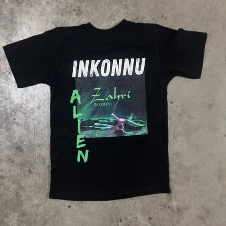 Tshirt "Inkonnu Alien Zahri"
