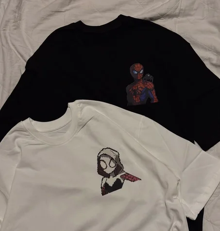 Spider couple t-shirts