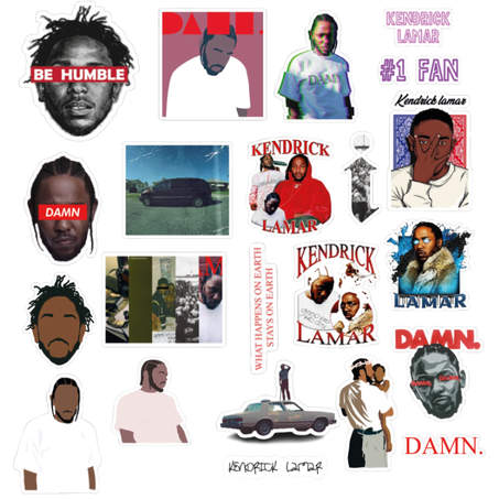 21 Stickers Kendrik lamar Pack 2