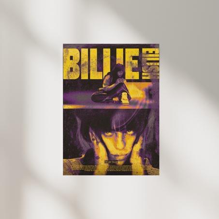 Poster Billie Eilish " Purple"