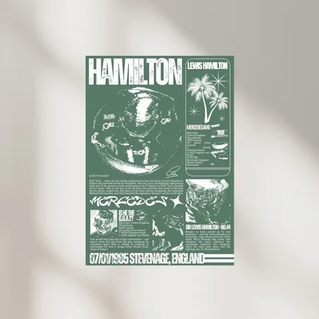 Poster Lewis Hamilton