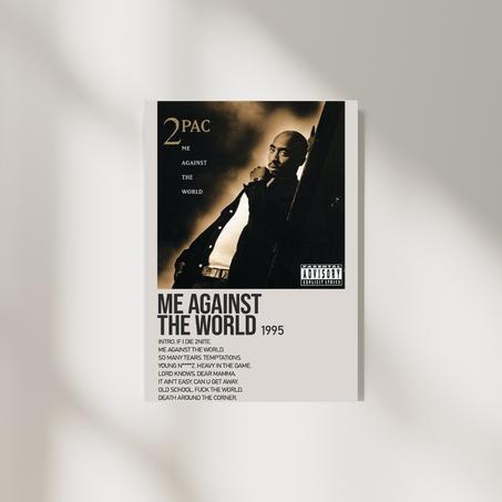 Poster Tupac Shakur "Me Against the World"