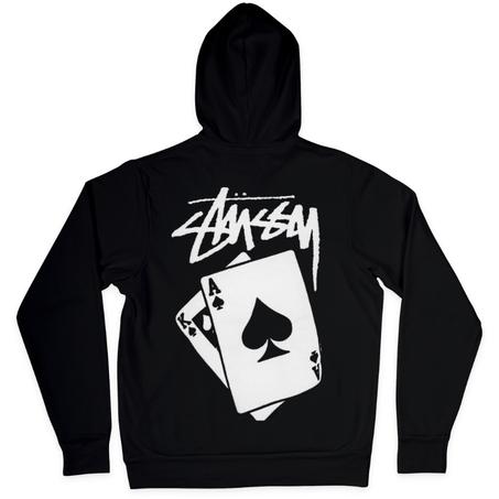 Hoodie Stussy " Playing With Cards"