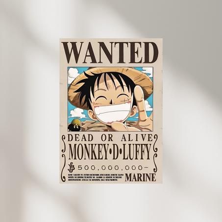 Poster Wanted " Luffy"