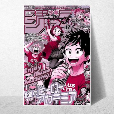 Poster My Hero Academia " Enjoy Music Academy"