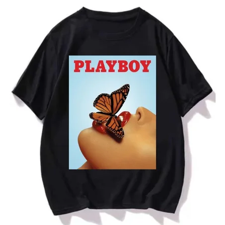 Playboy Butterfly Lip Sexy Shirt