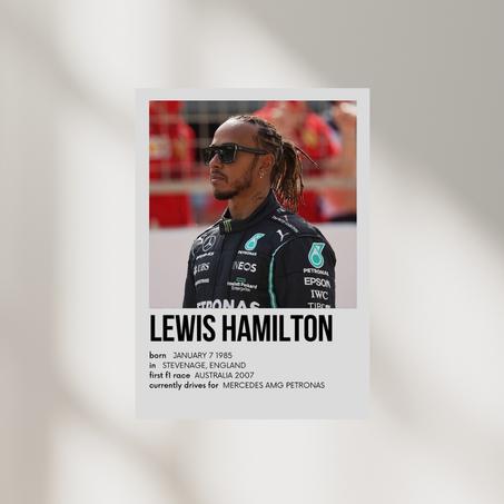 Poster Lewis Hamilton 2