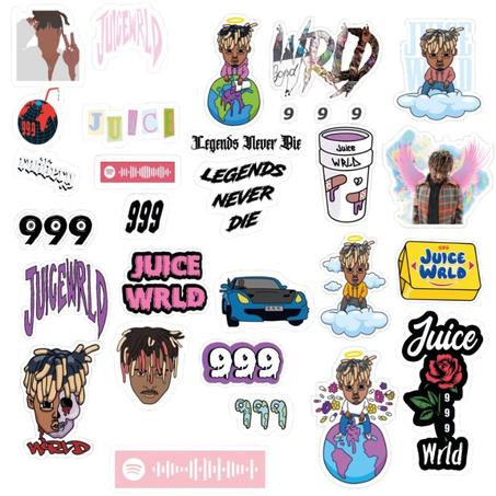 27 Stickers Juice World Pack 1