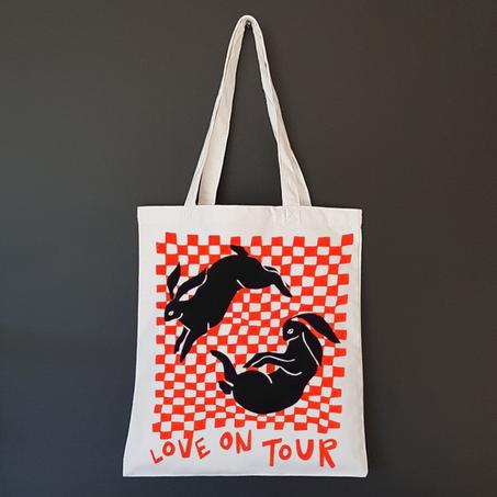 Tote bags Harry Styles " Love On Tour Bunnies "