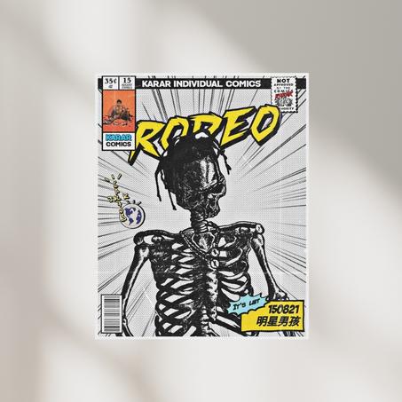 Poster Travis Scott " Rodeo "