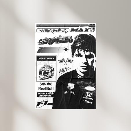 Poster Max Verstappen 2