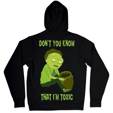 Hoodie Rick and Morty " Toxic Morty "