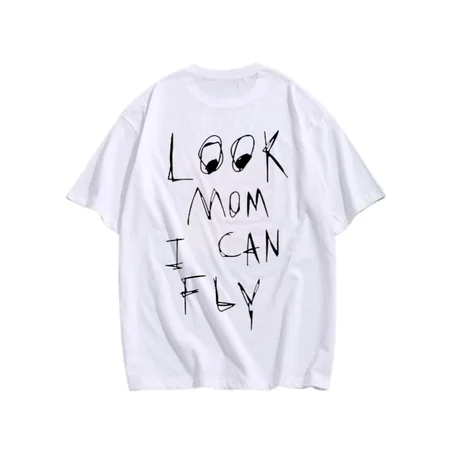 T-shirt Travis scoot "Look Mom I can Fly "
