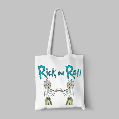 Tote Bags Rick and Roll