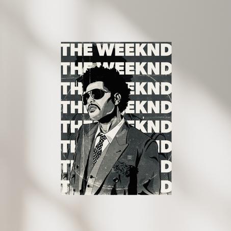 Poster The weeknd " Grey "