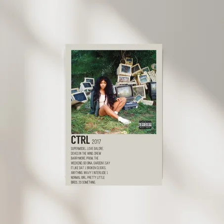 Poster Sza " Crtl 2017 "