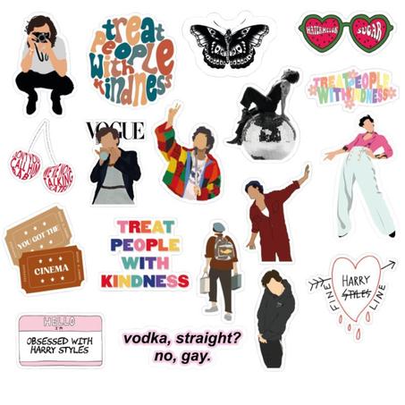 18 Stickers Harry Styles Pack 1