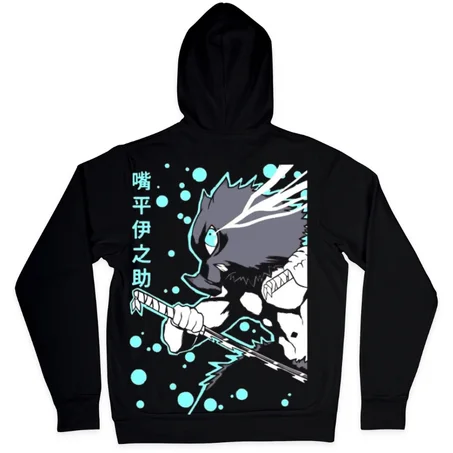 Hoodie Demon Slayer " Inosuke Yukihira"