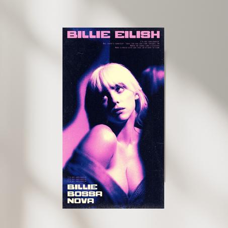 Poster Billie Eilish " Bossa Nova"