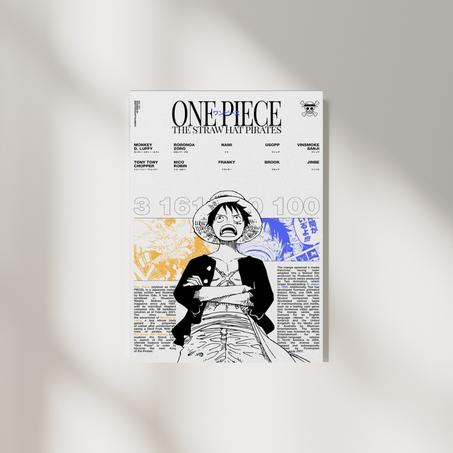 Poster One Piece " The Straw Hat Pirates"