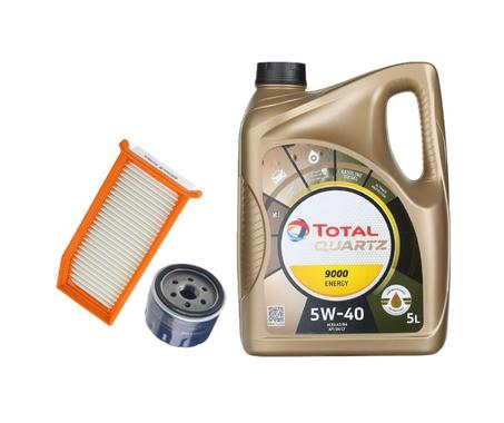 HUILE MOTEUR PACK VIDANGE 5 Litres TOTAL QUARTZ 9000 ENERGY 5W40