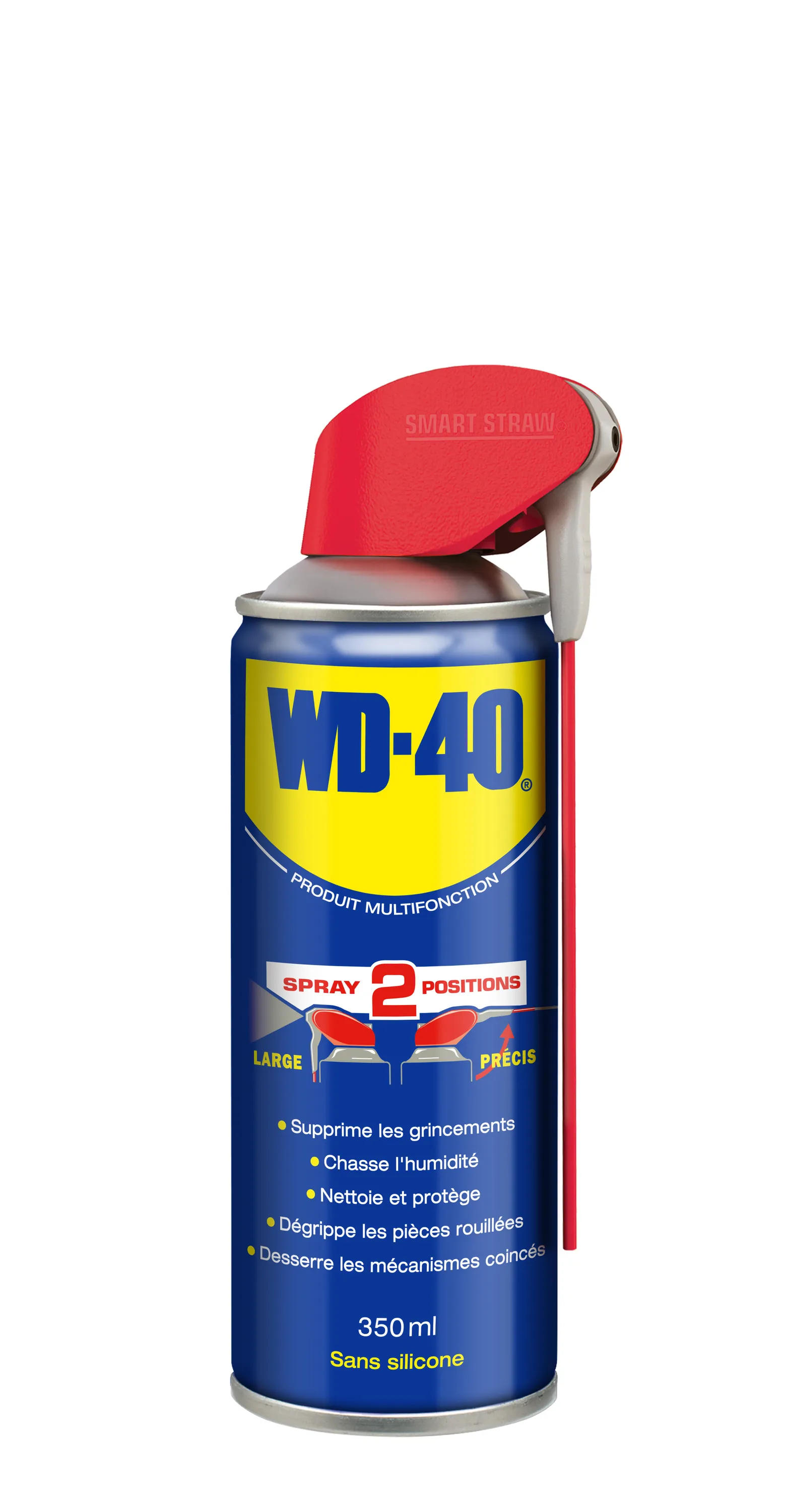 WD 40 -  Lubrifiant multifonction spray double position 350 ml