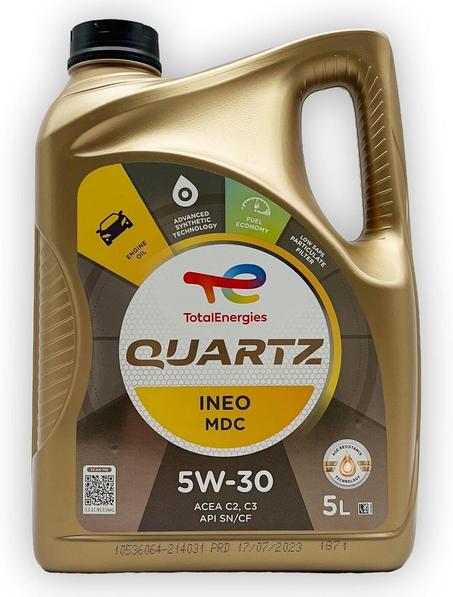 TOTAL 5W30 QUARTZ MDC HUILE MOTEUR 5 LITRE