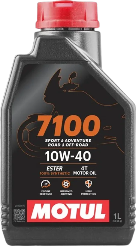 Huile moteur MOTUL 10W40 7100 4T - 1L