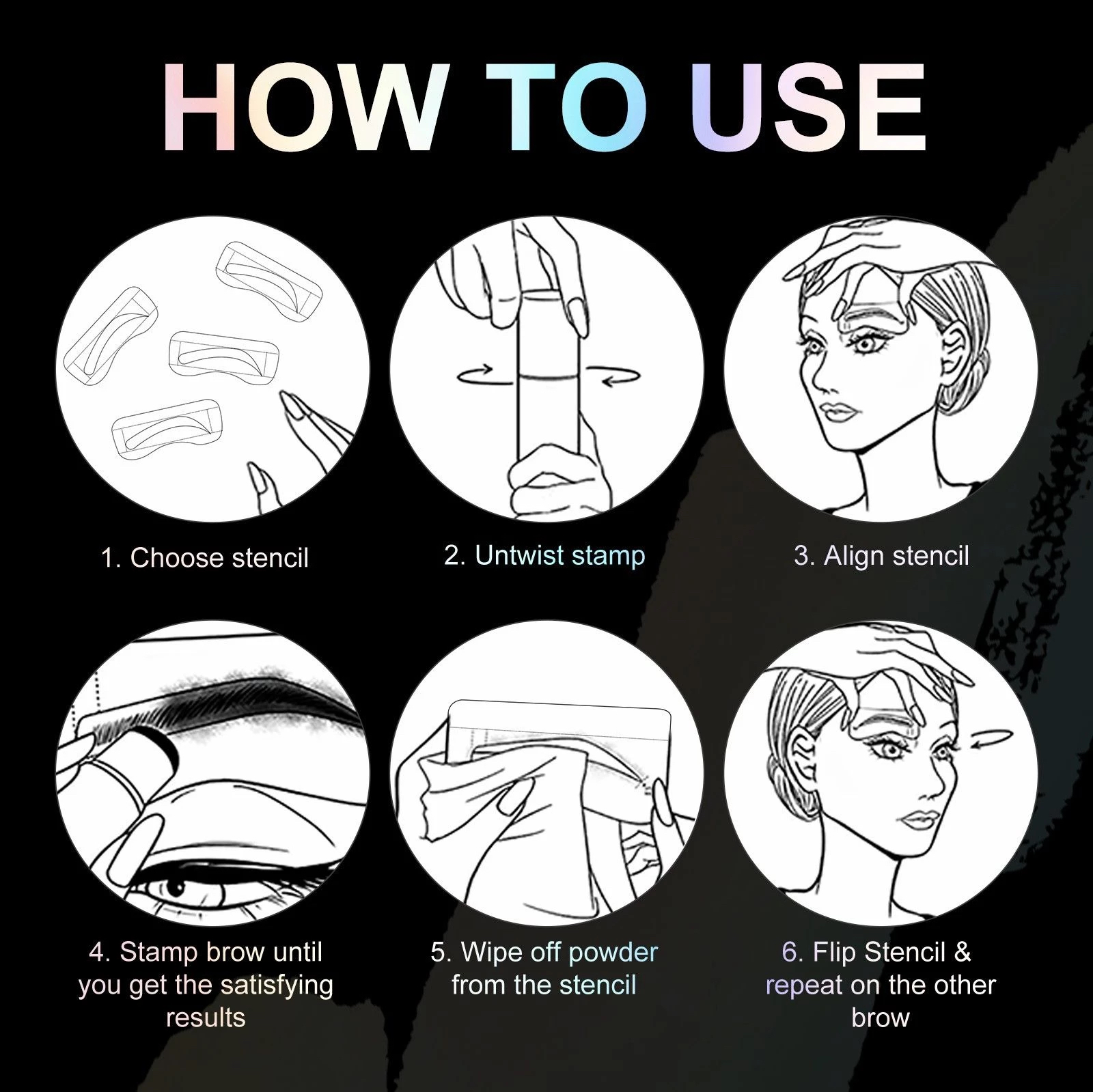 EyeBrow Stamp Shaping Kit