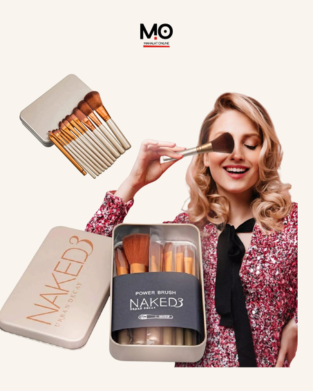 Pinceaux de maquillage NAKED 3 (set de 12)