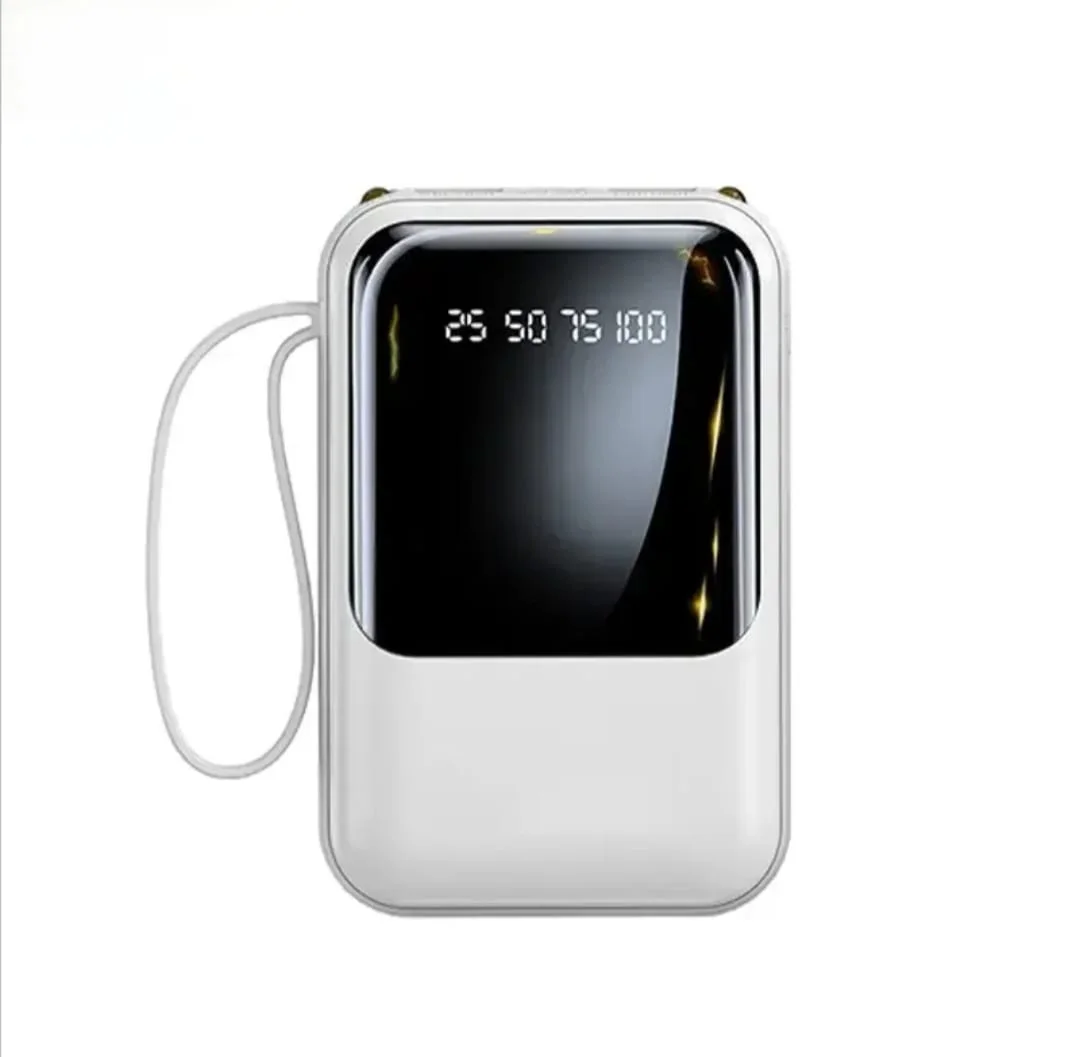 باور بانك ذكي مع شاشة رقمية وكابلات مدمجة | طاقة قوية أينما كنت