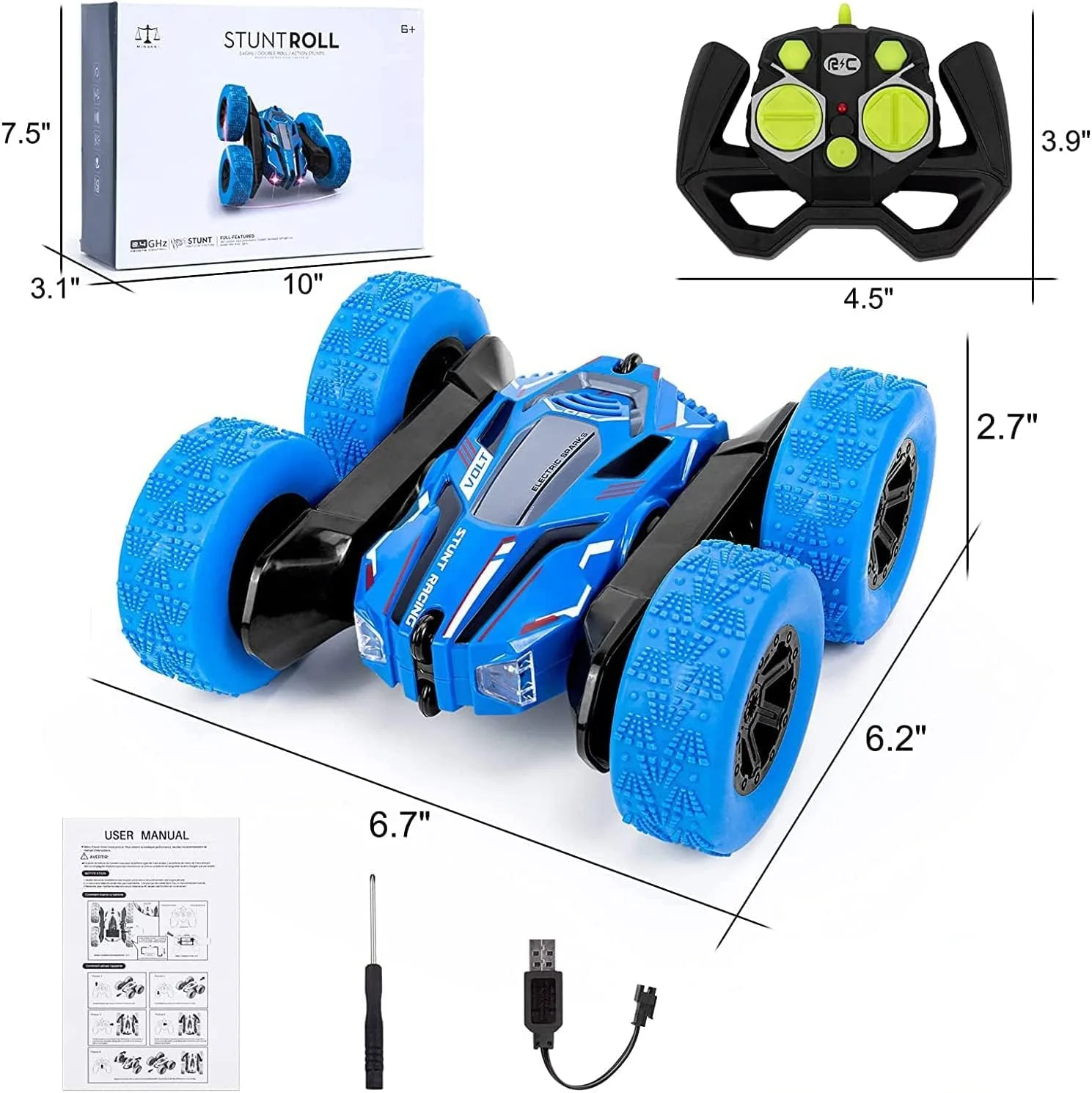 Voiture télécommandée Thedttoy pour enfants