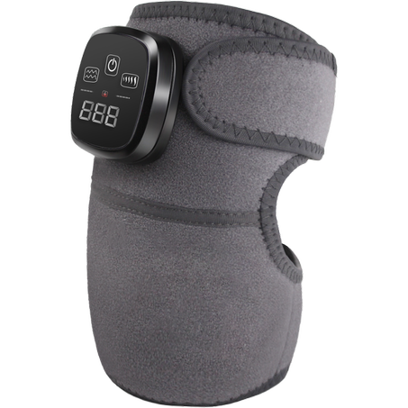 Masseur de Genou Portable et Sans Fil – Écran Tactile, 3 Modes de Vibration & Chaleur Infrarouge
