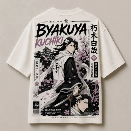 Oversized T-Shirt - Kuchiki ( blanc )